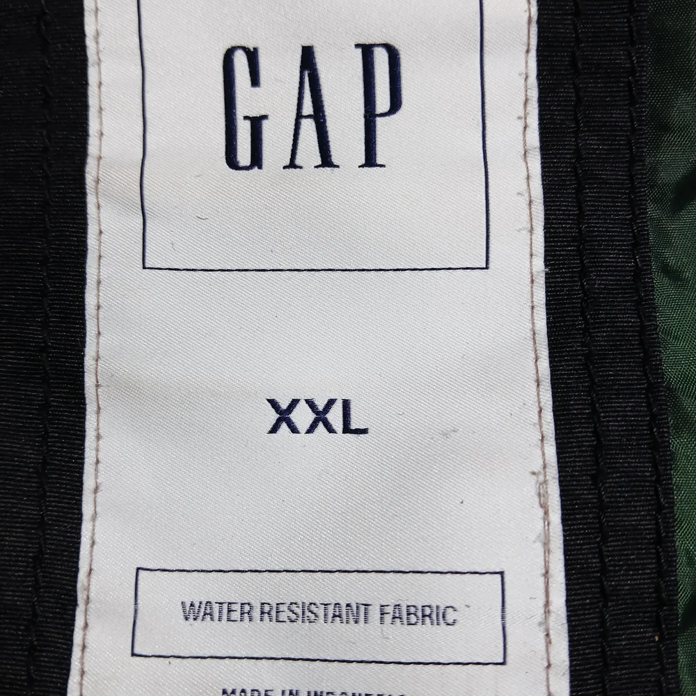 GAP Black Men's Coat with Imitation Fur Hood